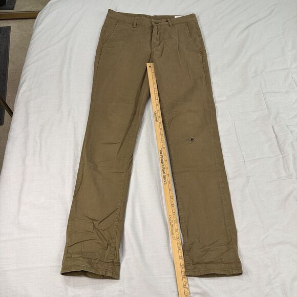 Rag & Bone Pants Men’s 30 Military Brown Zip Chino - Picture 1 of 9